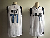 Mavericks 77 Luka Doncic White Nike Swingman Jersey,baseball caps,new era cap wholesale,wholesale hats